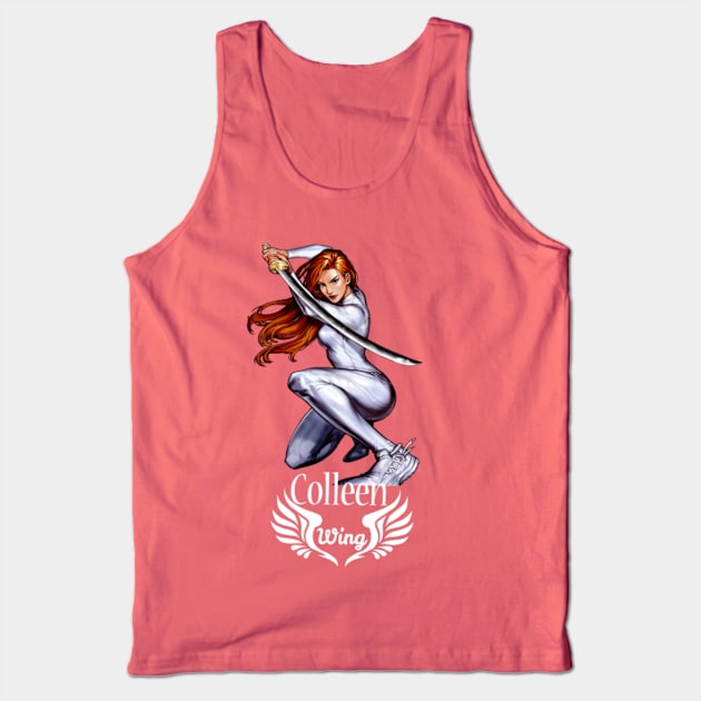 Colleen Wing (MARVEL Battle Lines) Tank Top by DaisyTheQuake
